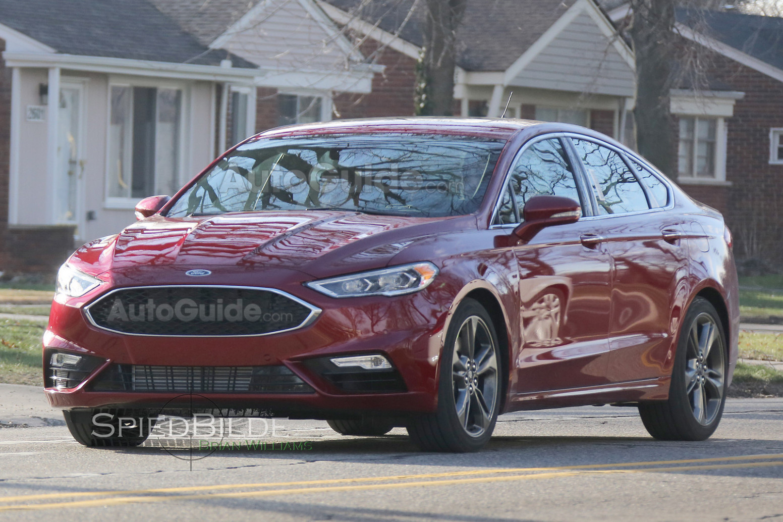 First Drive Spy Shots Ford Fusion