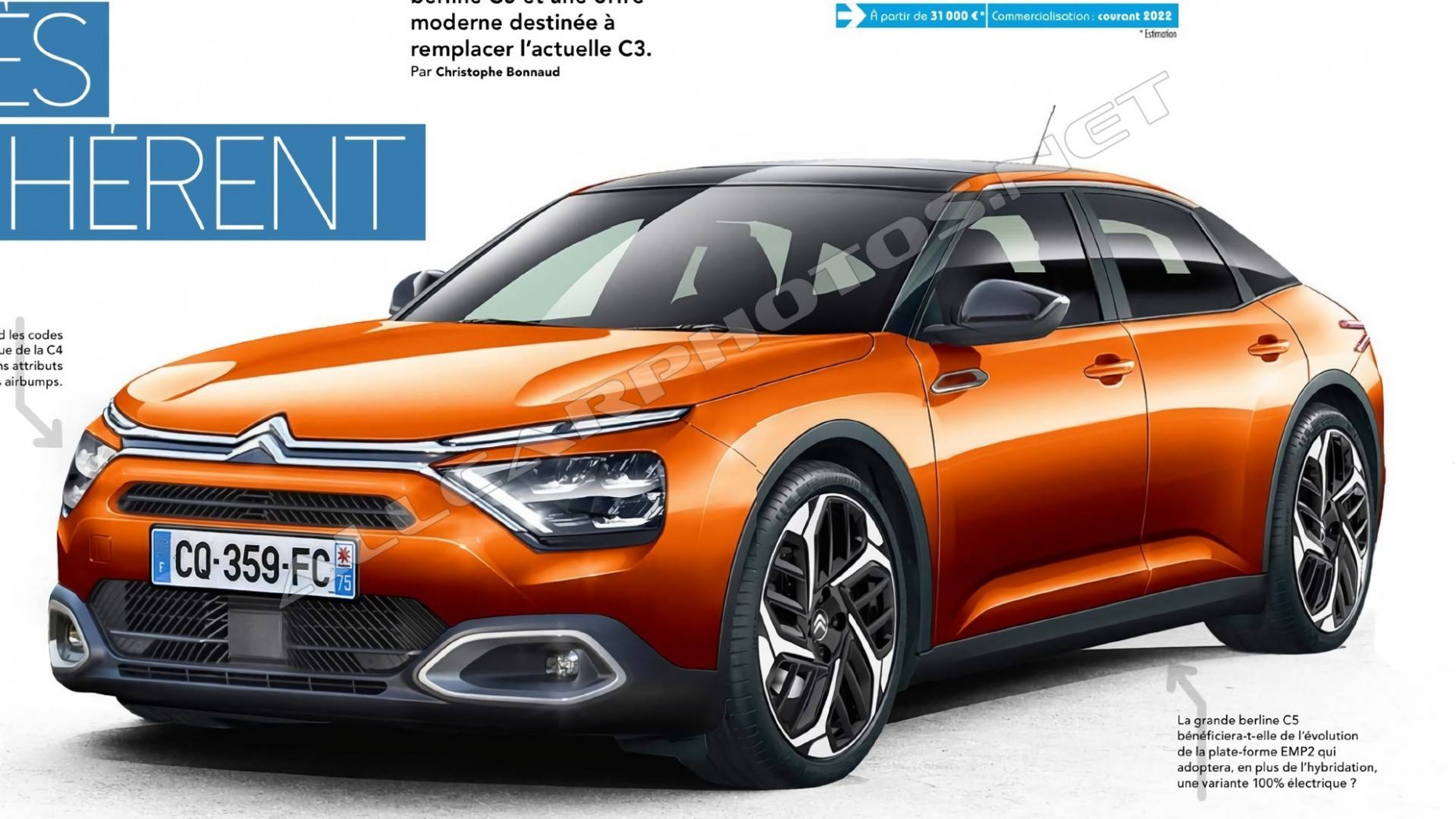 Specs 2022 Citroen C5