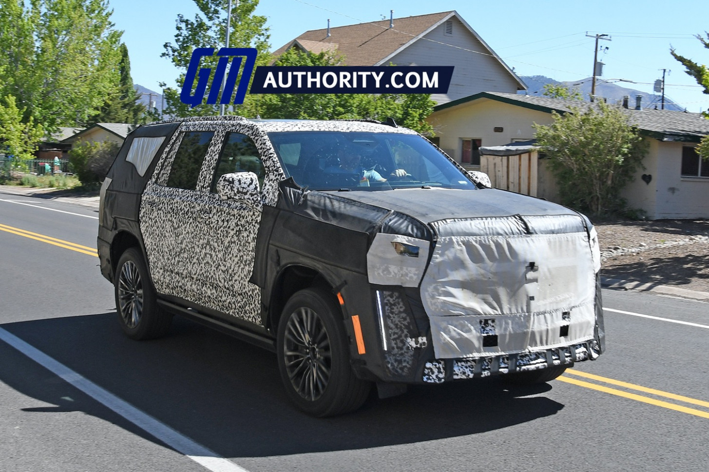 3 Cadillac Escalade V Spied Testing In Colorado: Breaking 2023 Cadillac Escalade V Ext Esv