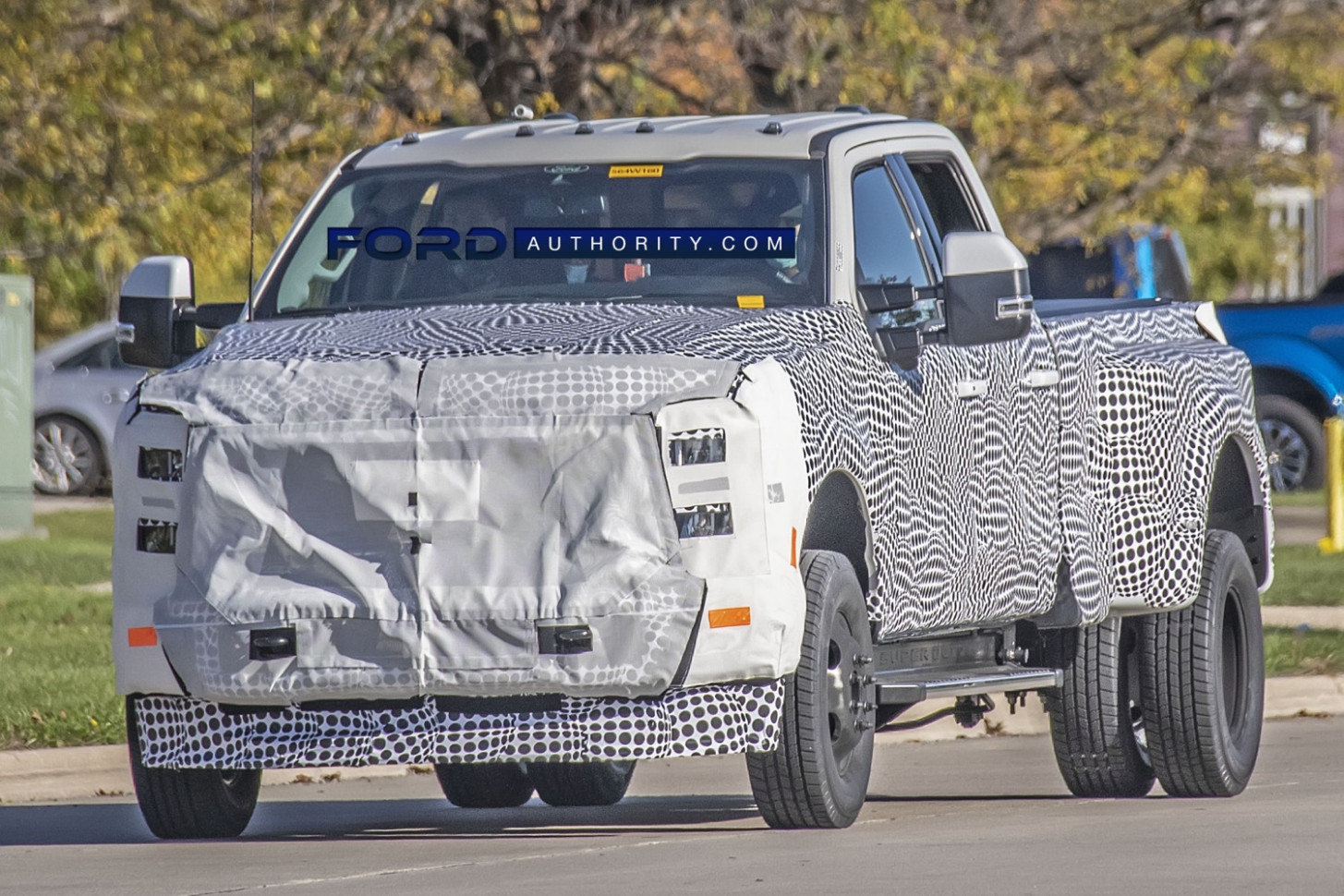 3 Ford Super Duty Supercrew Prototype Spotted Testing 2023 Ford F450 Super Duty