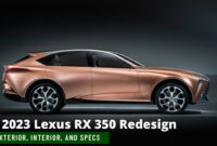 Redesign 2023 Lexus Rx 350 F Sport Suv