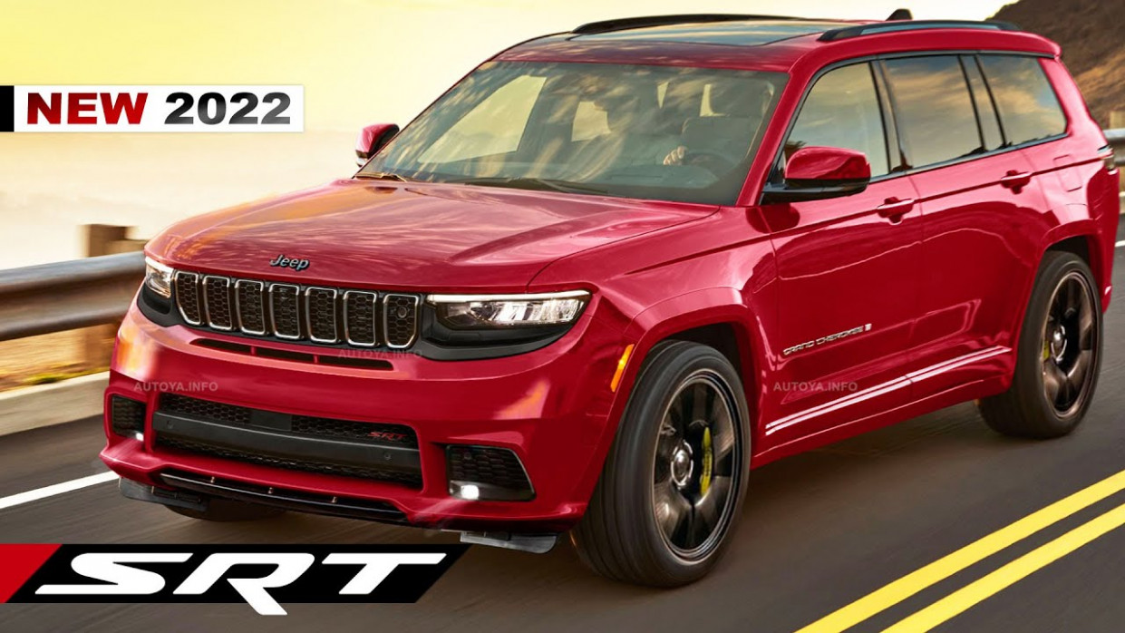 5 Jeep Grand Cherokee Srt Wl Or Srt5 Trackhawk Is Rendered Based On New 5 L Model 2023 Grand Cherokee Srt Hellcat