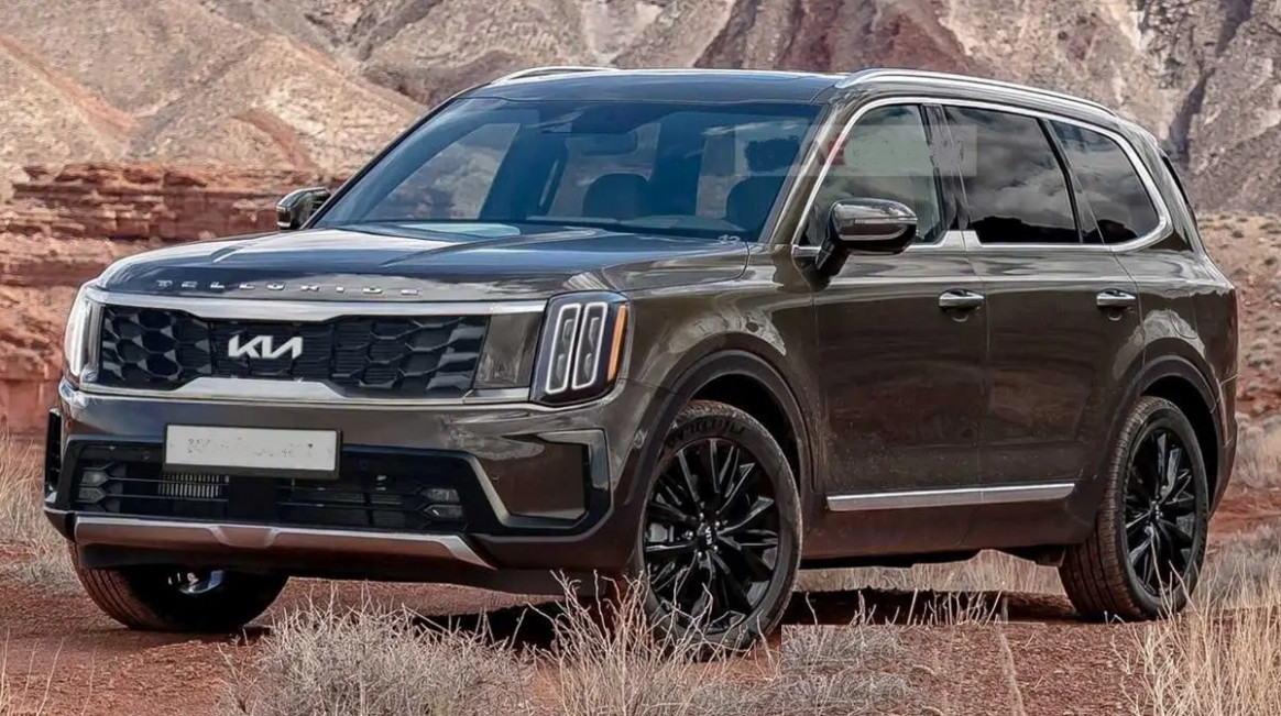 5 Kia Telluride Finally Rendered Suvs 5suvs 5 Kia Telluride 2023 For Sale