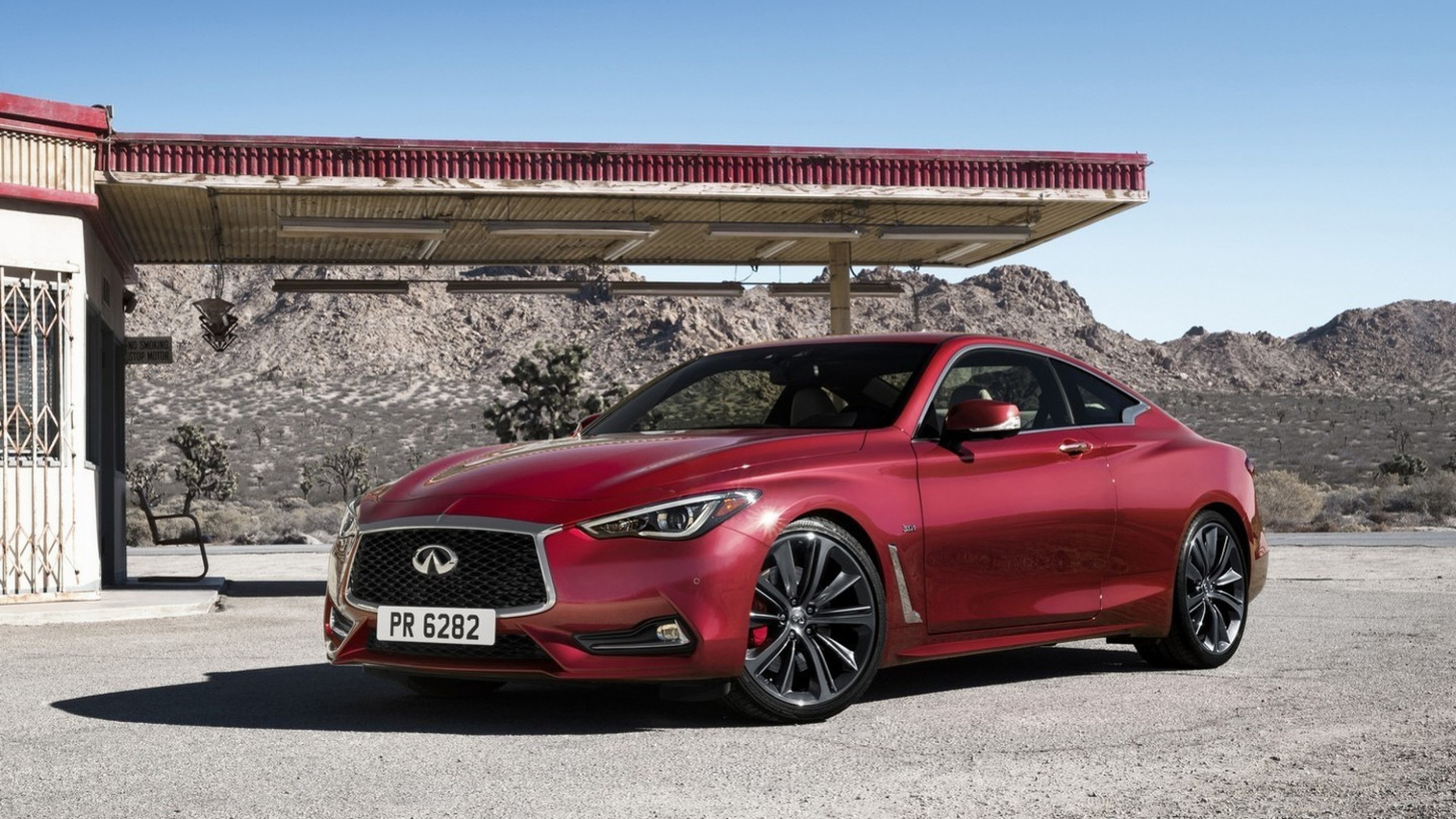 Spy Shoot 2023 Infiniti Q60 Red Sport