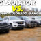Jeep Gladiator Compared On Video To Tacoma, Ranger, And Colorado 2023 Jeep Gladiator Vs Tacoma