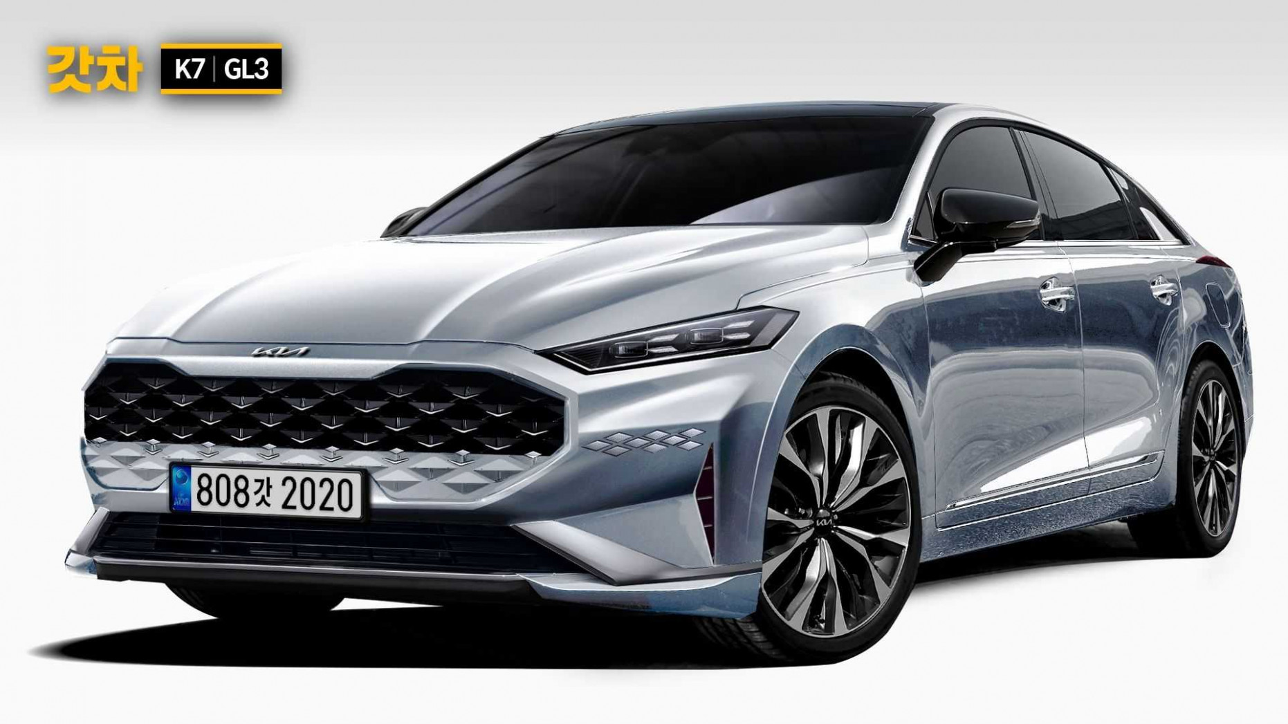 Kia Cadenza Facelift Rendered With New Logo Based On Spy Shots 2023 All Kia Cadenza