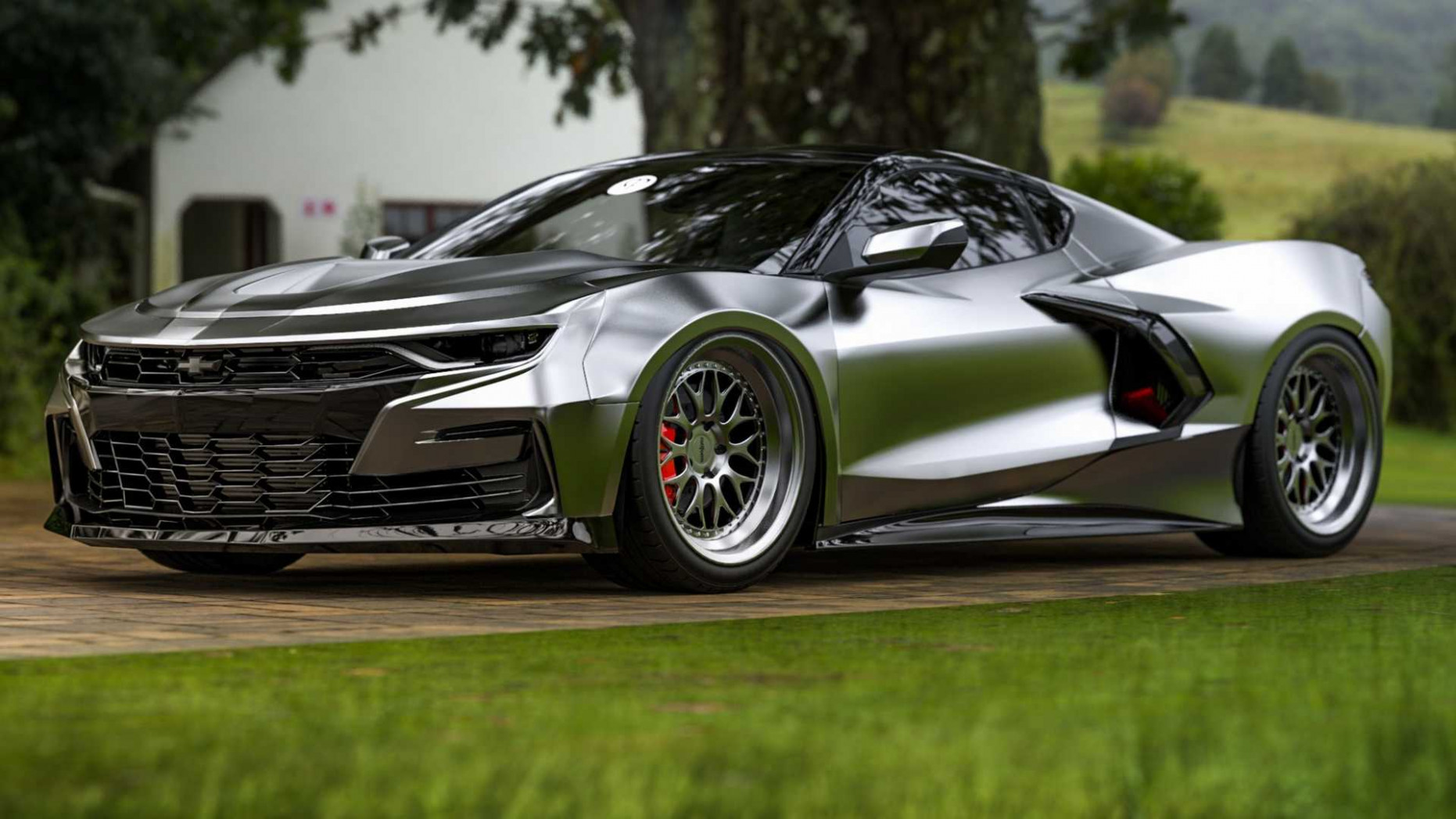 Mid Engined Chevy Camaro Rendering Is Just For Fun 2023 Chevy Camaro