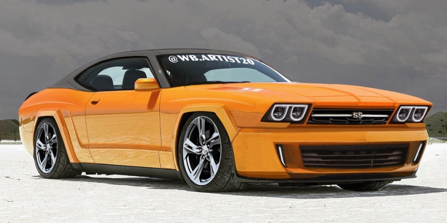 Modern Day Chevy Chevelle Ss Rendered With Two Tone Cool Gm 2023 Chevelle
