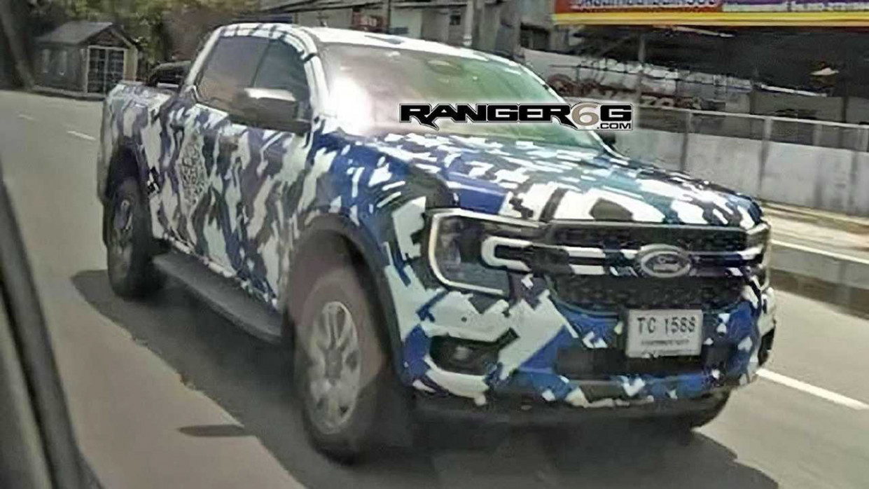 Neuer Ford Ranger (5) Zeigt Sich Mit Front Im Maverick Stil 2023 Ford Ranger Australia