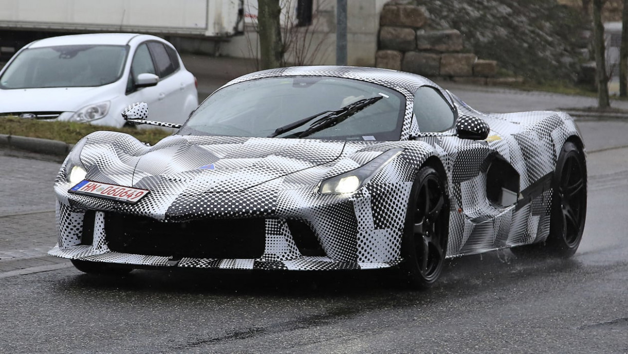 New 5 Ferrari Hypercar Spied For The First Time Auto Express New Ferrari 2023