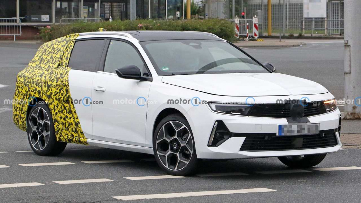 Opel Astra Sports Tourer (4) Fast Ungetarnt Erwischt Opel Astra Kombi 2023