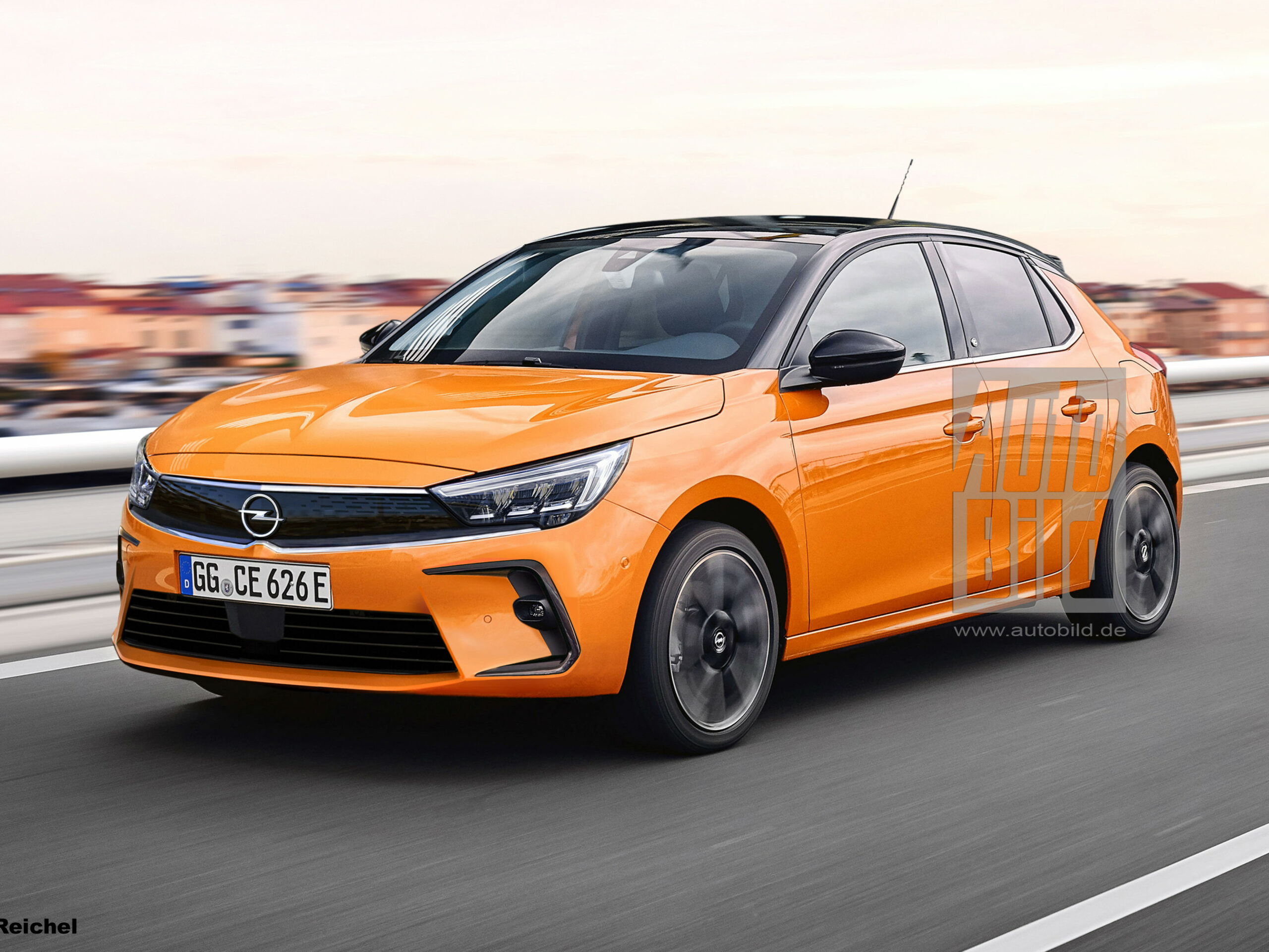 Opel Corsa Facelift (4) Mit Aktuellem Markengesicht Auto Bild 2023 Opel Corsa