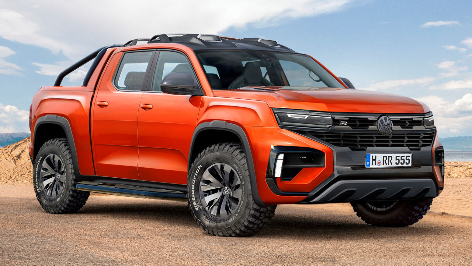 So Könnte Eine Scharfe R Version Des Amarok Kommen Volkswagen Amarok 2023