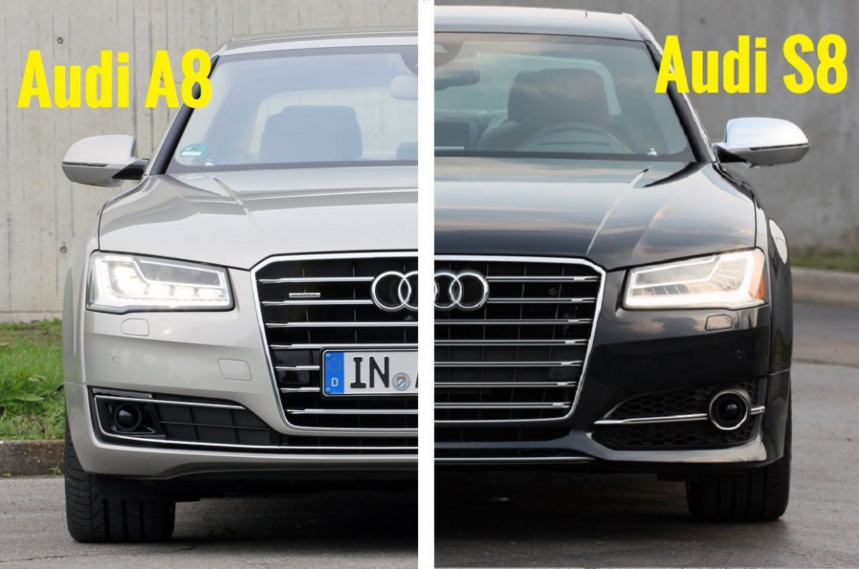 History audi s8 vs a8