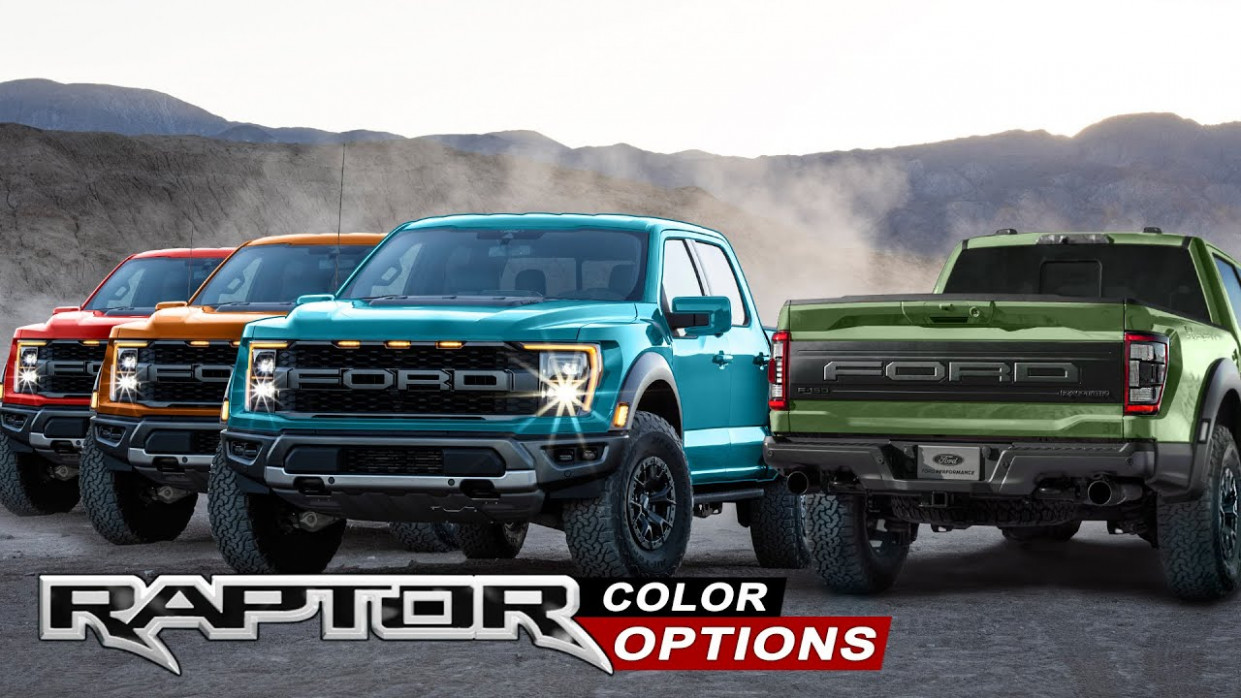 4 Ford F 4 Raptor Colors Configurator Based On 4 F4 Color Options 2022 Ford Raptor Colors