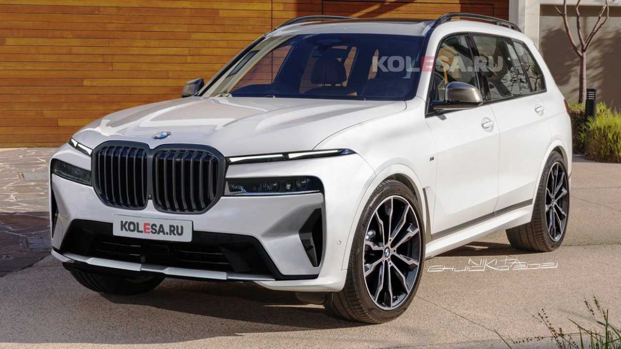 5 Bmw X5 Rendering Takes Off The Camo To Reveal Wild Facelift 2023 Bmw X7 Images