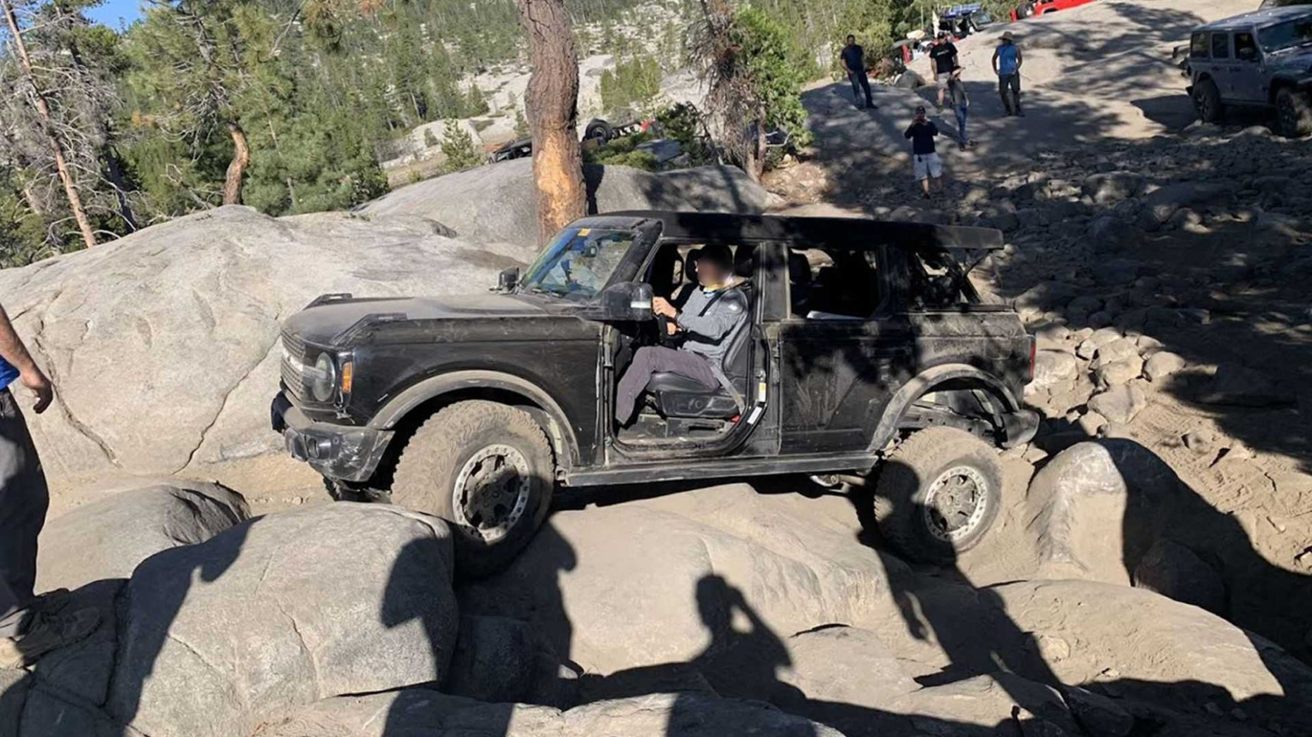 5 Ford Bronco Attempts Real Rock Crawling On Rubicon Trail Ford Bronco Rubicon Trail