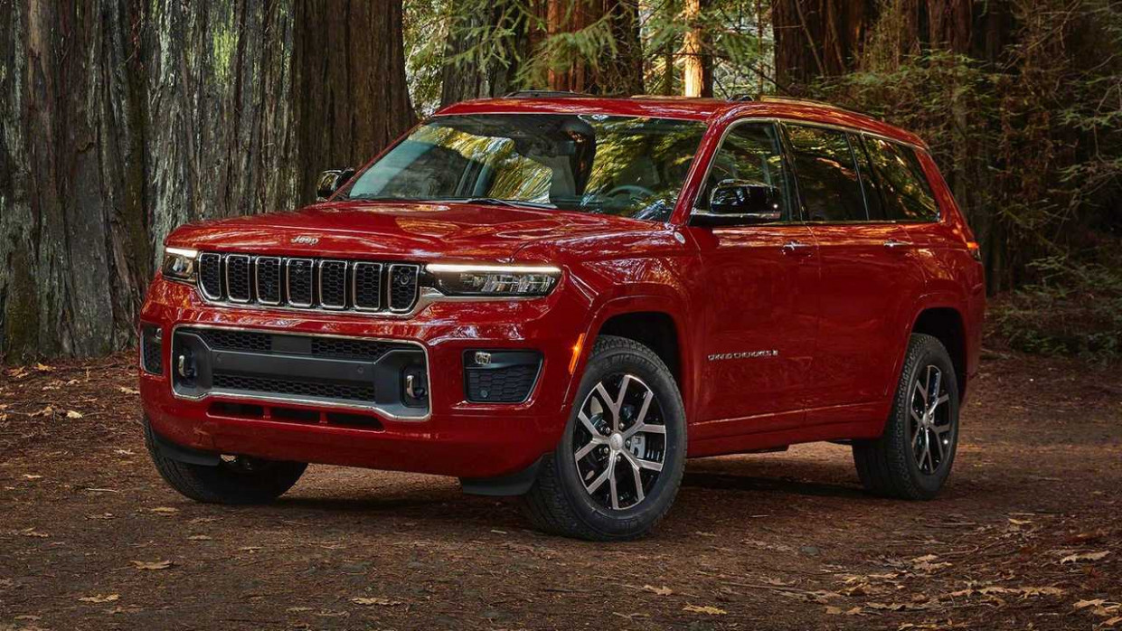 Model 2022 jeep grand cherokee 2 row