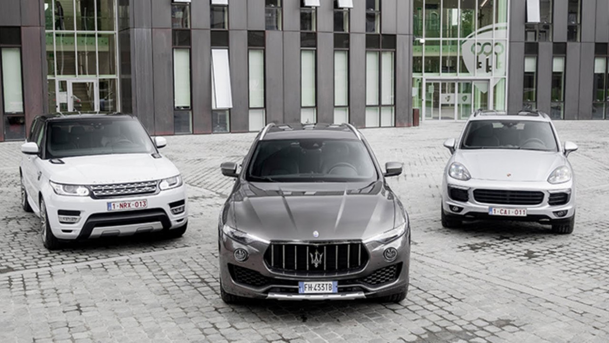 Exterior maserati levante vs porsche cayenne