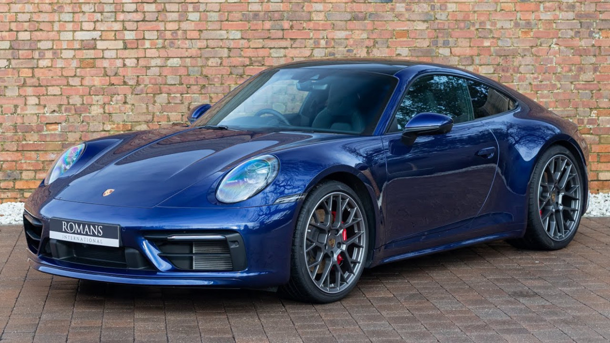 5 Porsche 5 (5) Carrera S Gentian Blue Walkaround & Interior Porsche Gentian Blue Metallic