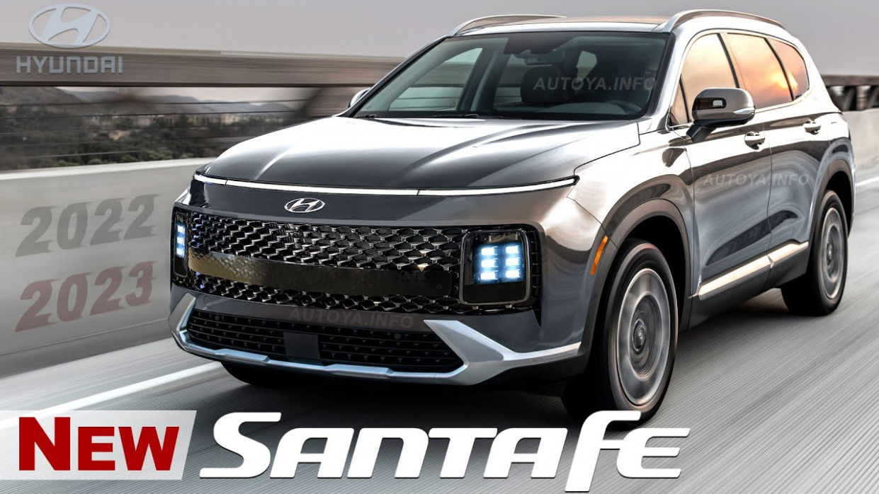 All New Hyundai Santa Fe 4 Redesign Or 4 Facelift First 2023 Hyundai Santa Fe