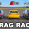 Audi S4 V Audi S4 V Audi A4: Drag Race Audi S8 Vs A8