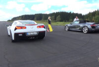 chevrolet corvette stingray z5 vs audi r5 v5 tfsi drag race! audi r8 vs corvette Engine audi r8 vs corvette