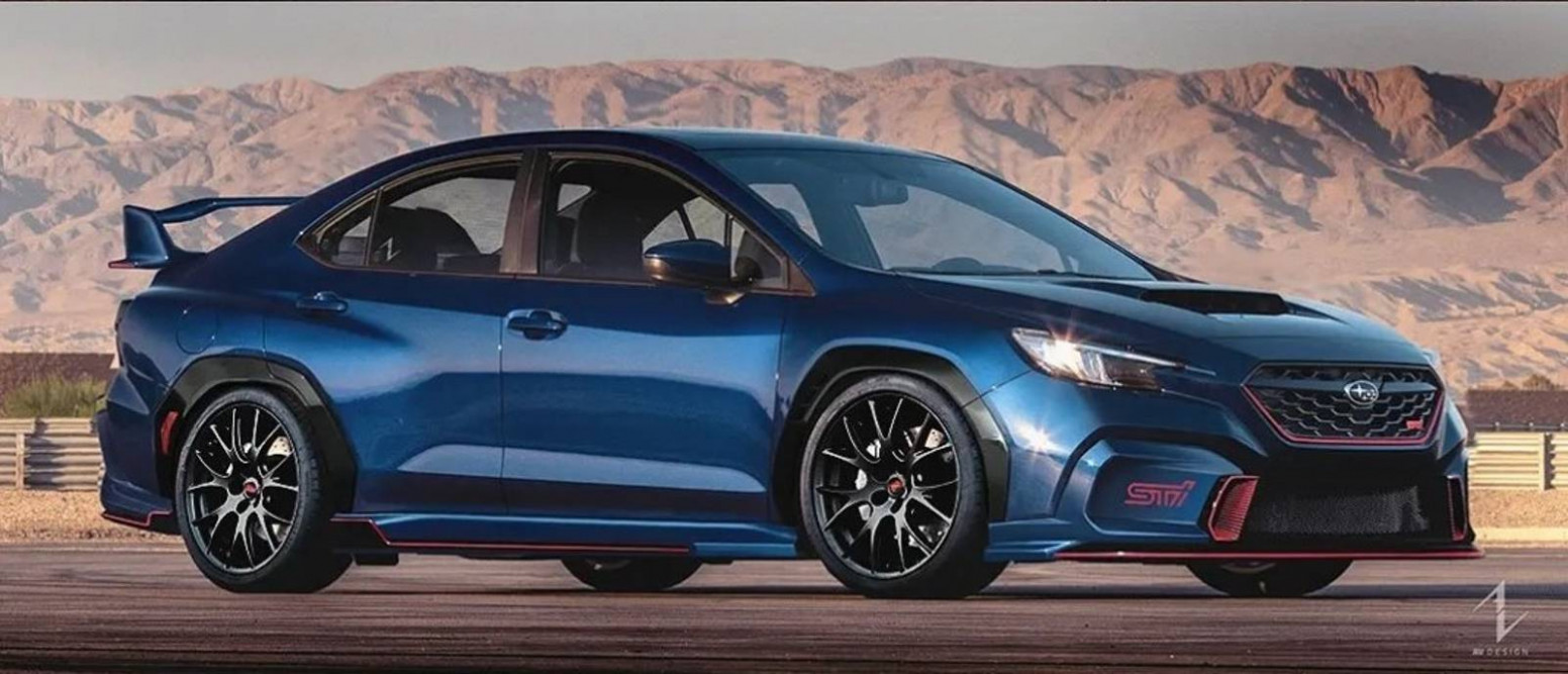 Does This Rendering Preview The New Subaru Wrx Sti? 2023 Subaru Wrx Limited Cvt Sedan