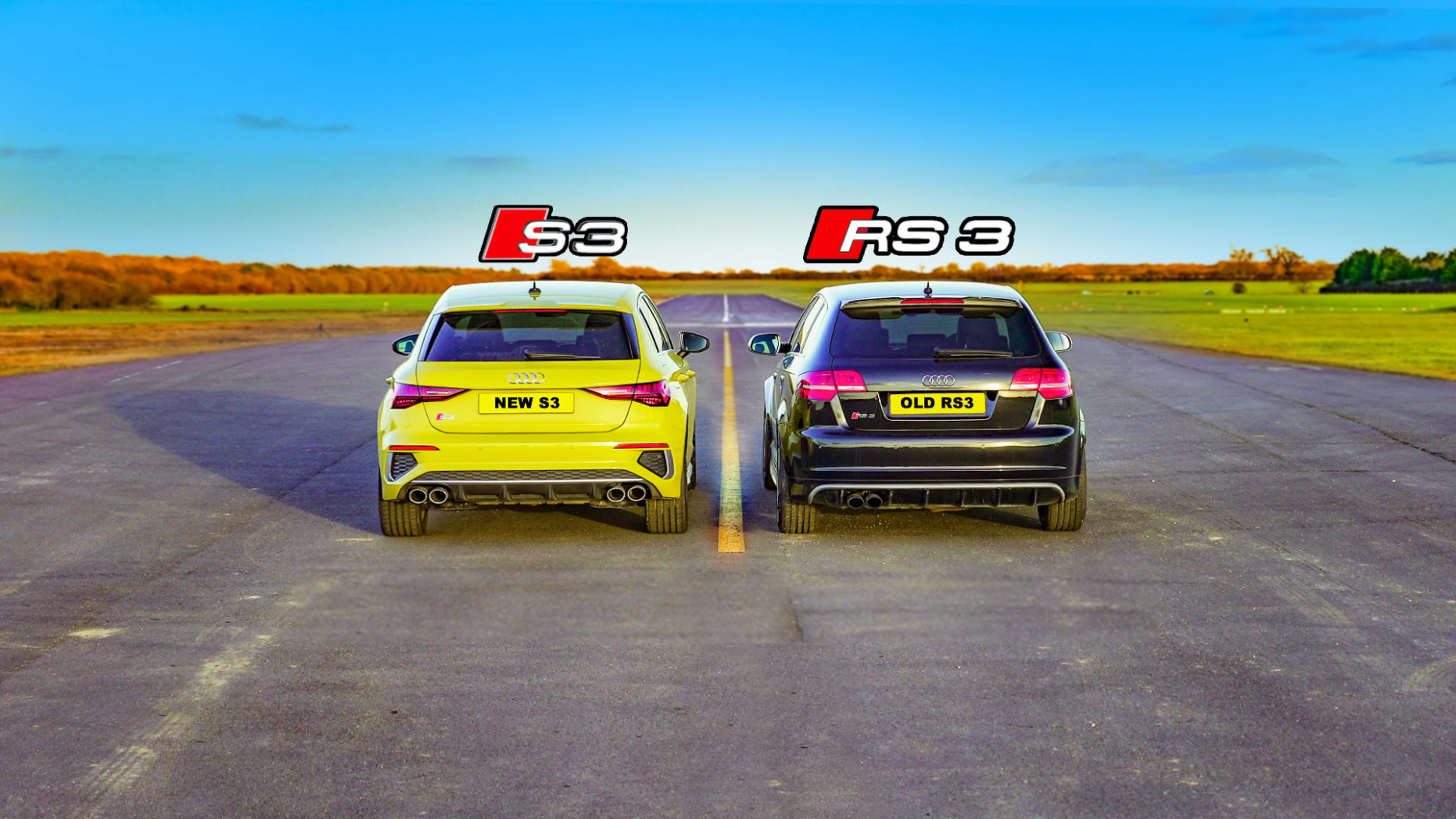 Drag Race: New Audi S4 Vs Old Audi Rs4 Carwow Audi S3 Vs Rs3