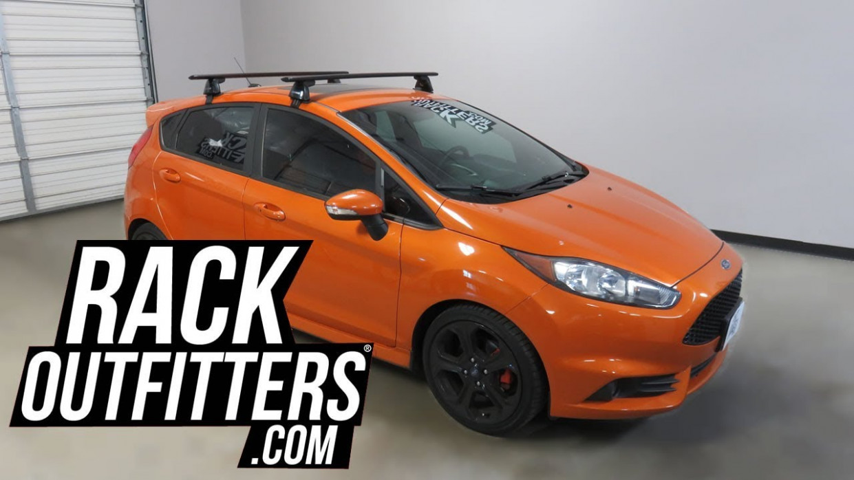 Ford Fiesta 4 Door Hatchback With Yakima Baseline Jetstream Roof Rack Crossbars Ford Fiesta Roof Rack