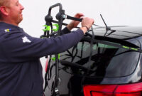 how to fit cycle bike carrier rack to rear door boot mount * kia sportage * kia sportage bike rack First Drive kia sportage bike rack