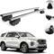 Omac Automotive Exterior Accessories Roof Rack Crossbars Aluminum Silver Roof Top Cargo Racks Luggage Ski Kayak Bike Carriers Set 4 Pcs Fits Hyundai Palisade Roof Rack
