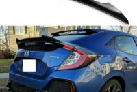 optimal co glossy black trunk duckbill spoiler wing compatible with honda civic 4 4 hatchback 4 x generation 4dr type r ex ex l lx sport honda civic wing spoiler Wallpaper honda civic wing spoiler