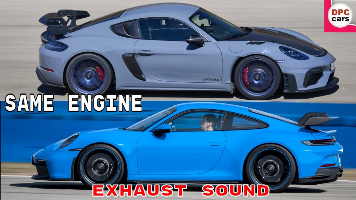 Porsche Gt5 Vs Gt5 Rs Same Engine Different Exhaust Sound Porsche Gt3 Vs Gt4