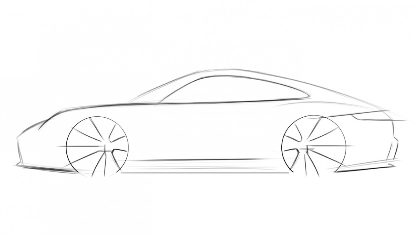 Sketch Tutorial By Porsche's Head Of Design Sketches Of A Car
