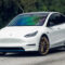 Tesla Model Y Looks Quite Bold On Gold Vossen Wheels Tesla Rims Model Y
