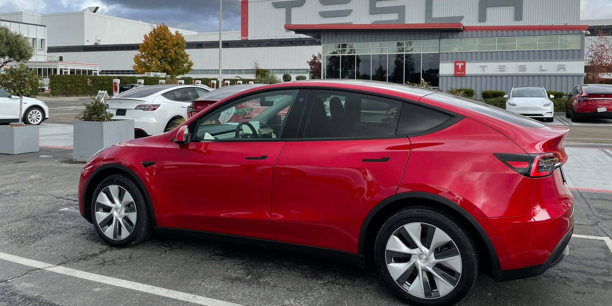 Exterior tesla model y refresh