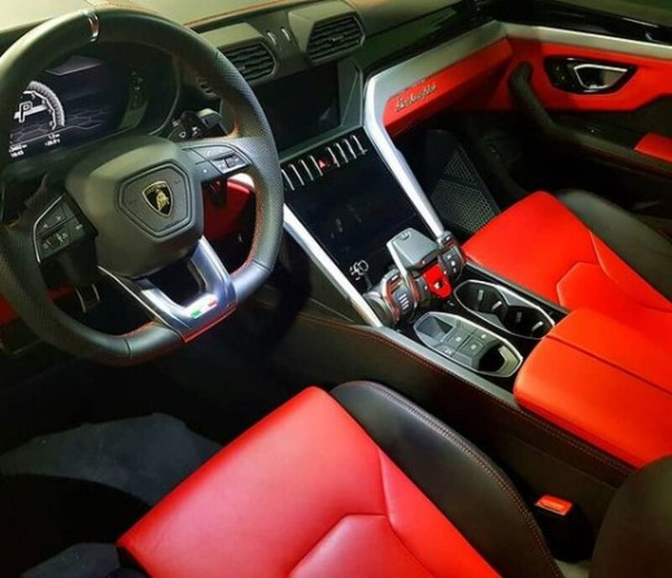 Release Date and Concept interior lamborghini urus red