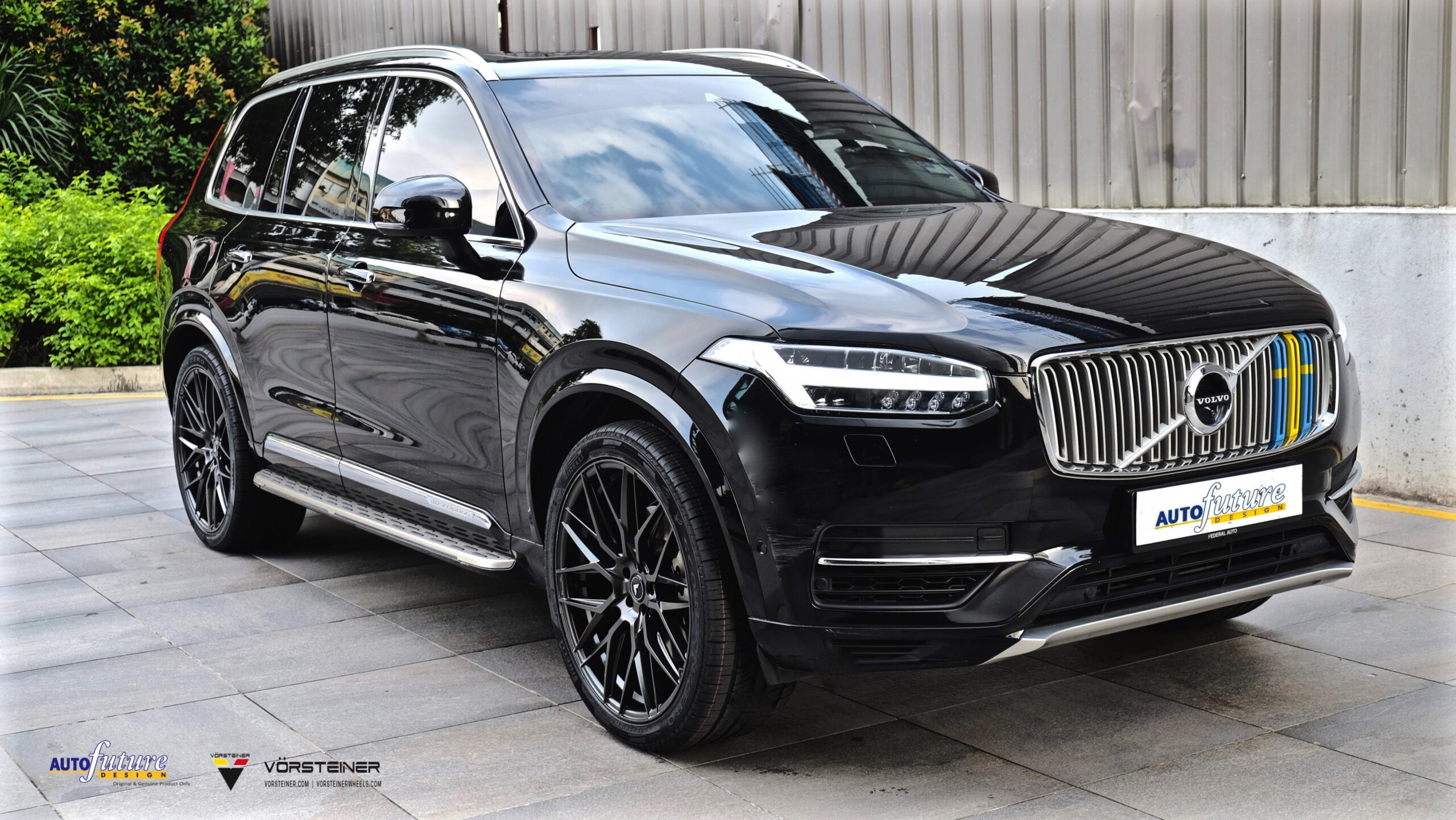 Volvo Xc4 Boasting A Set Of Vorsteiner's V Ff 4 Wheels Volvo Xc90 22 Inch Wheels